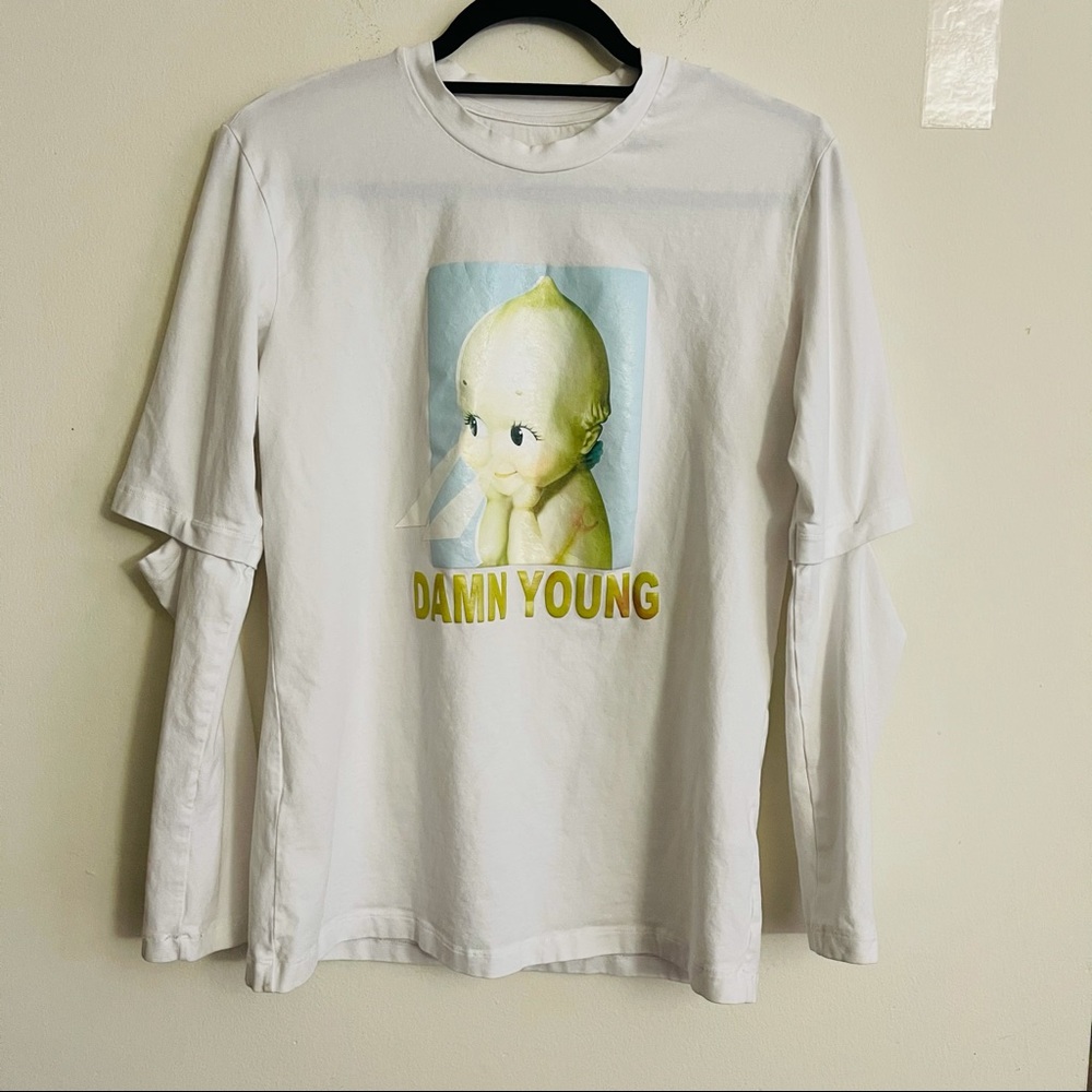Mo&Co Long sleeve graphic t shirt